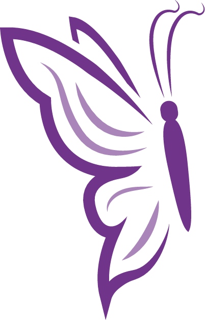 Icoon vlinder Schoonheidssalon Bij Monique