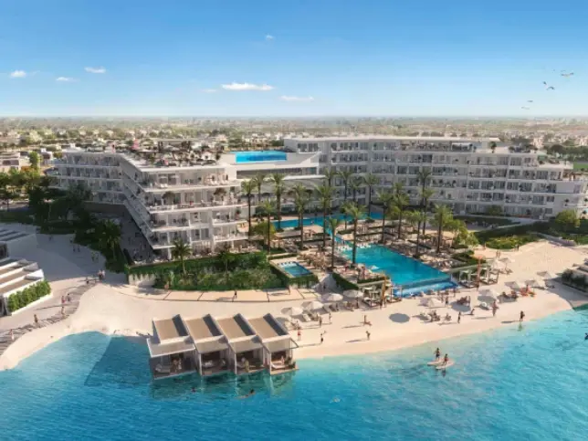 Eagle Hills Ramhan Island aerial beachfront residences, Abu Dhabi