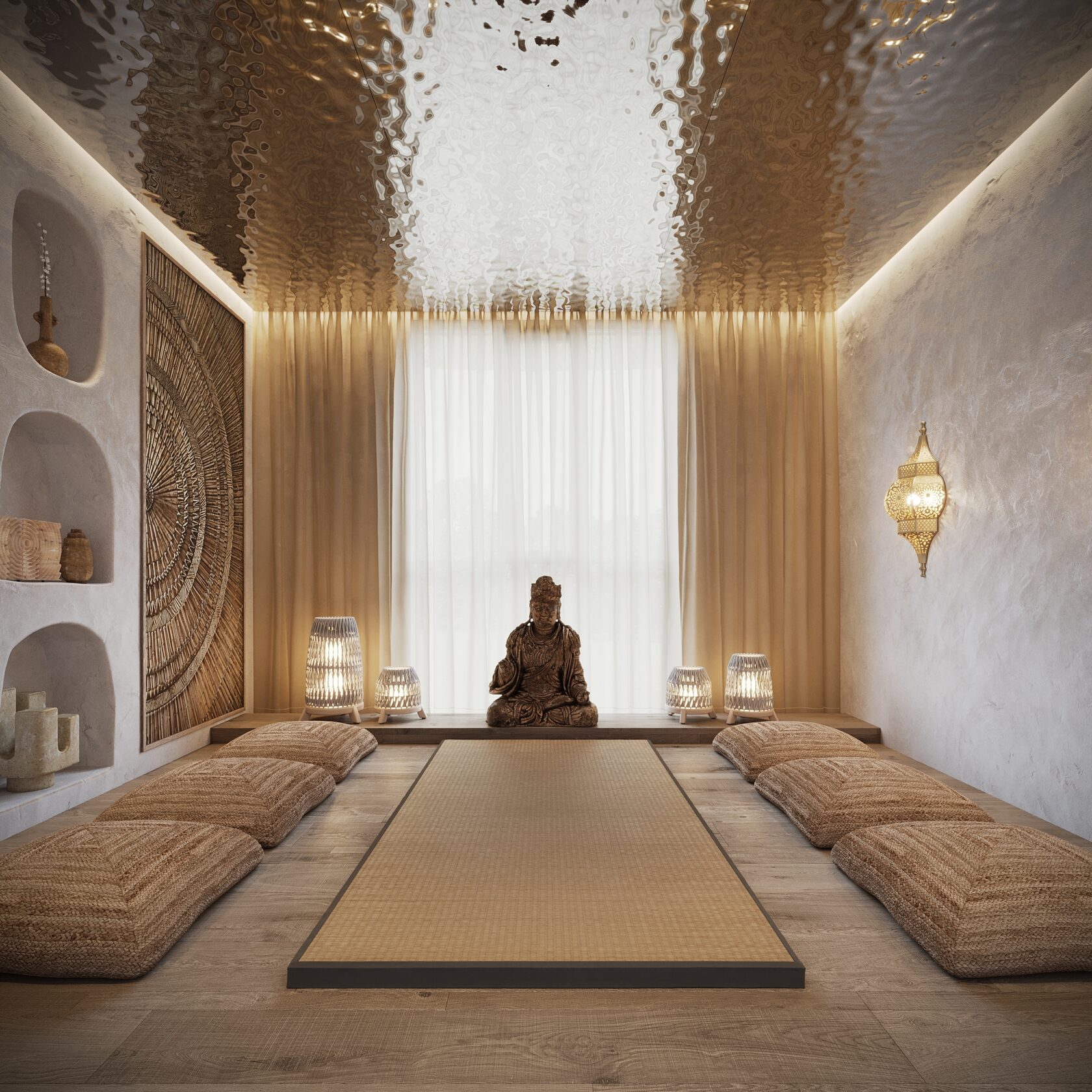 Yoga Center interior detail 12