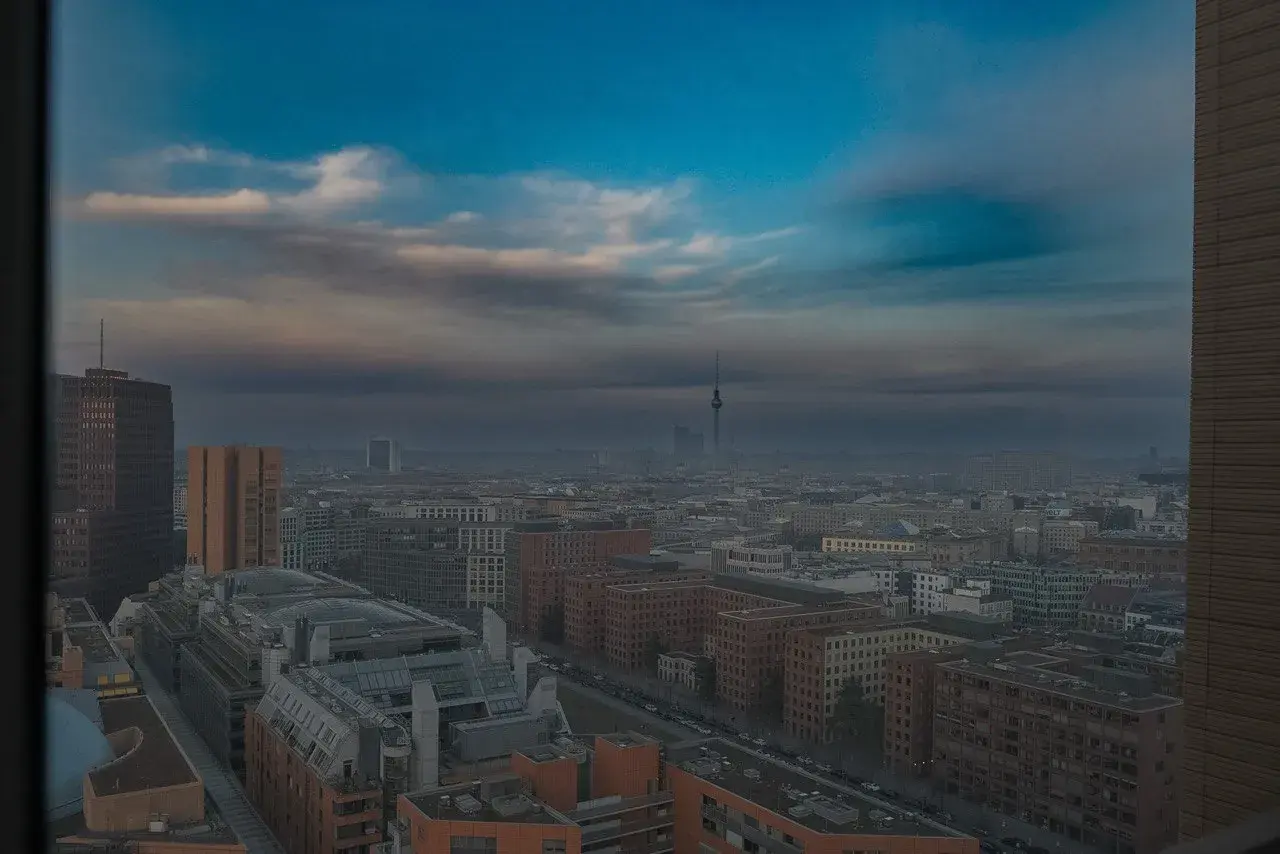 View over Berlin from Skyline Studio