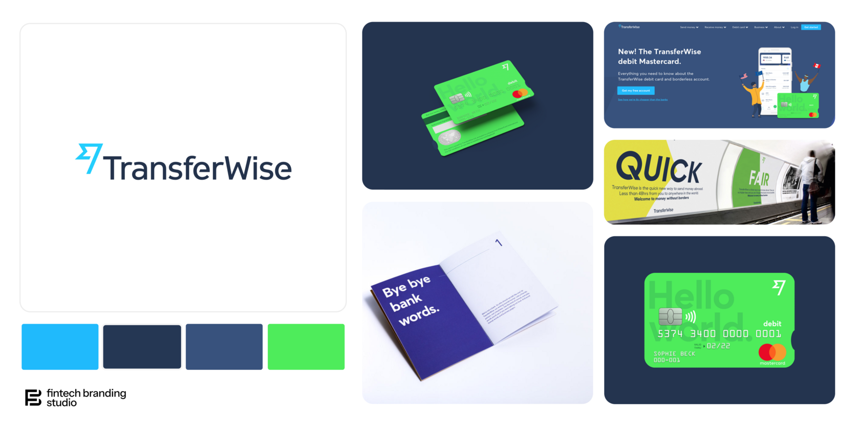 TransferWise branding overview