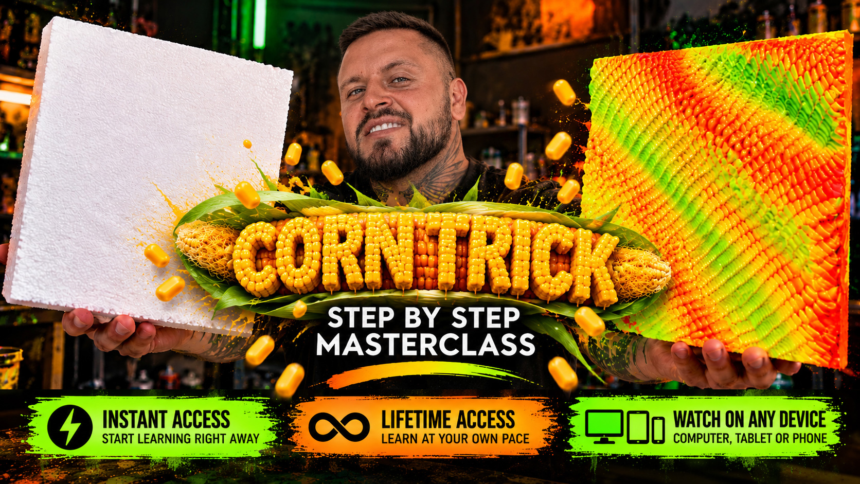 CORN TRICK - From This to This