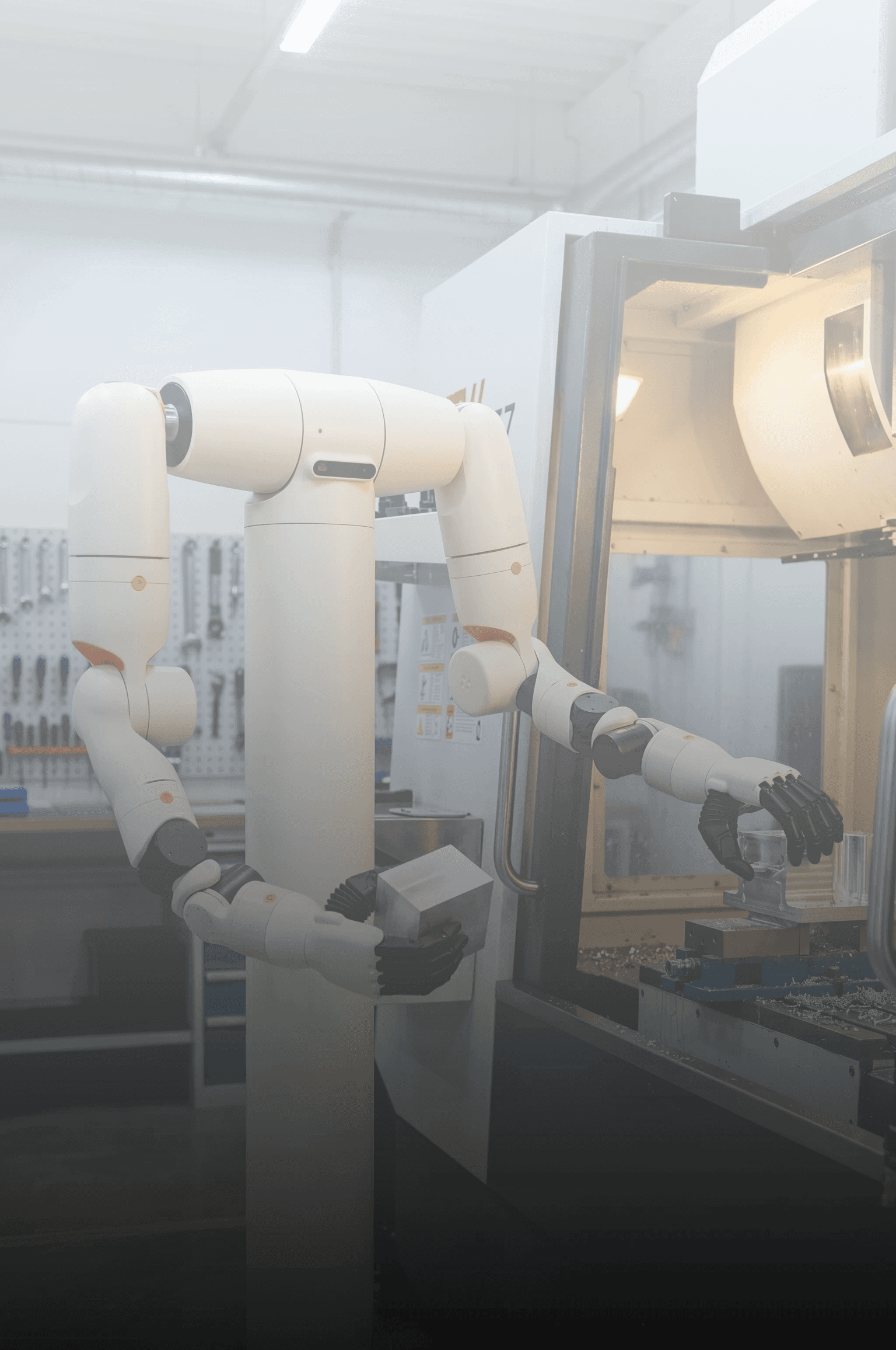 Industrial robotic inspection arm