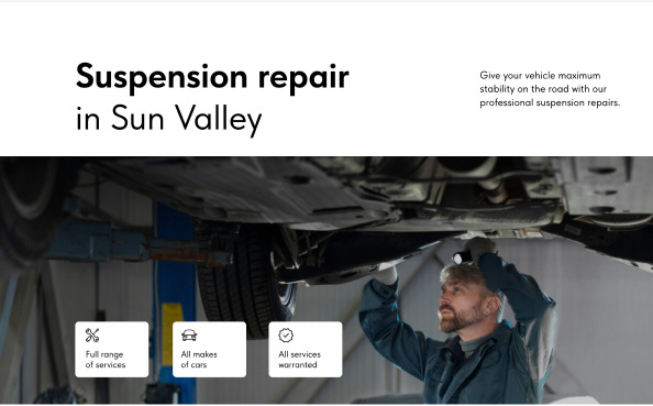 Suspension Repair in Sun Valley - Drive Car Studio