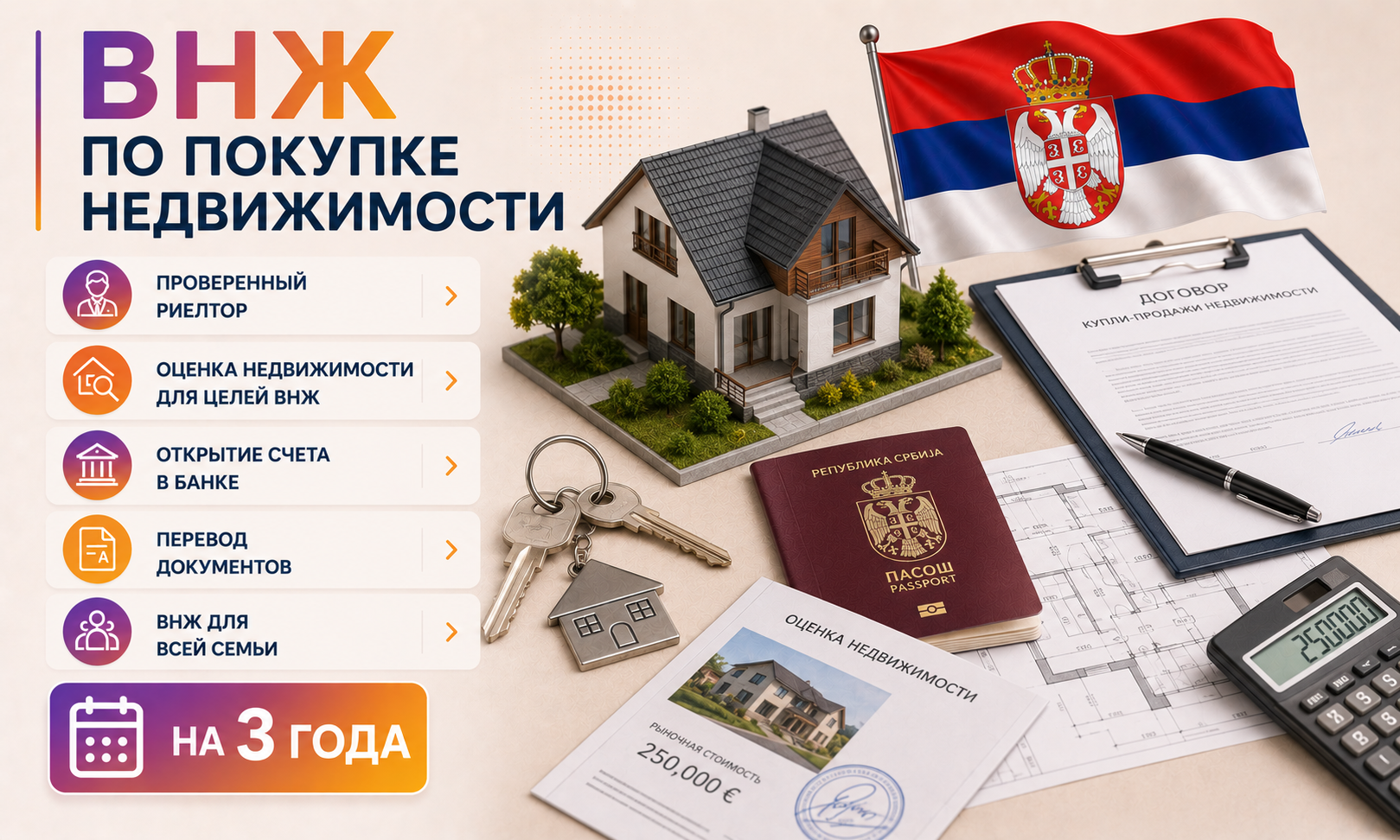 ВНЖ по покупке недвижимости