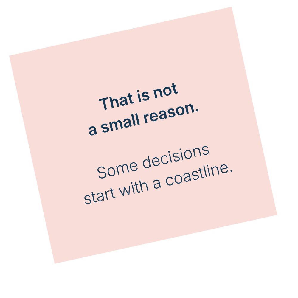 That is not a small reason