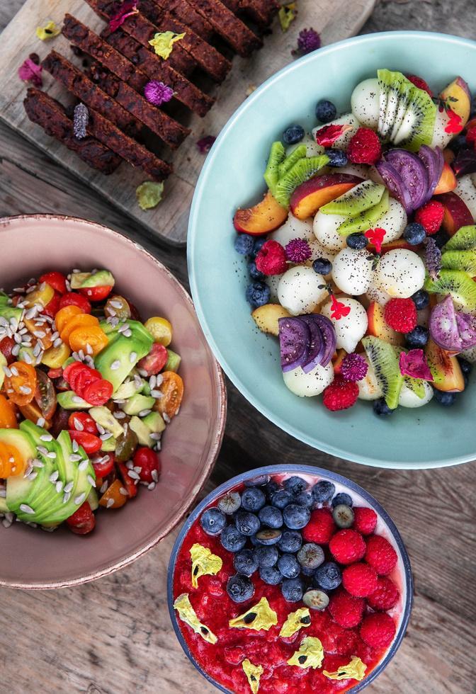 Fresh, colourful meals served at Monte da Orada