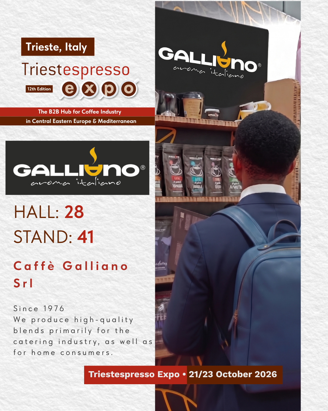 Caffè Galliano - Stand Triestespresso Expo