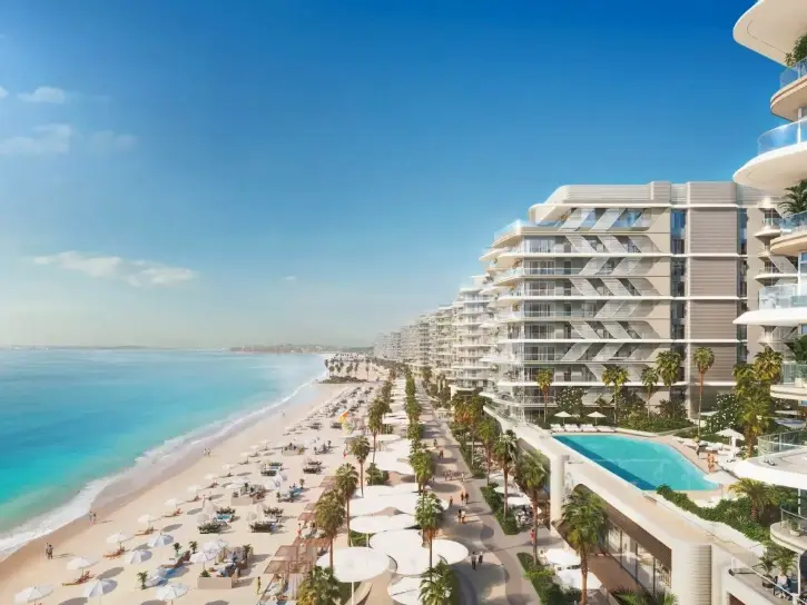 Aldar beachfront apartments with private beach access, Abu Dhabi
