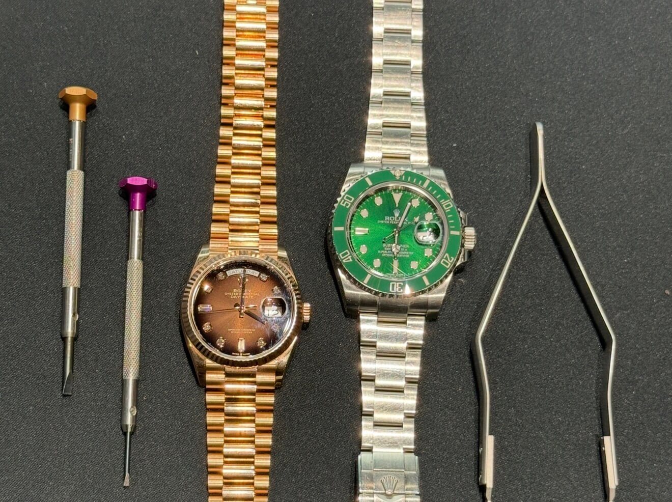 Uhren-Inspektion ChronoMarket Berlin – Rolex und Hublot Echtheitsprüfung