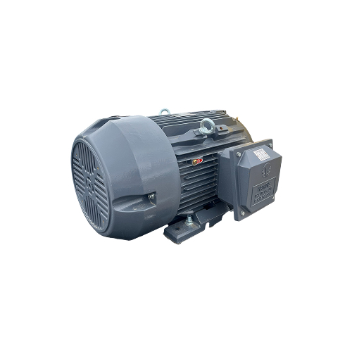 Three-phase electric motor for grain handling equipment