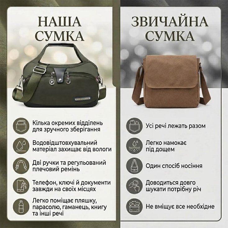 Y00911 - Женская сумка кросс-боди