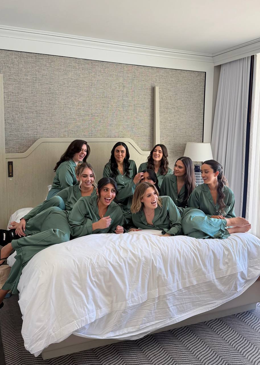 bride and bridal party