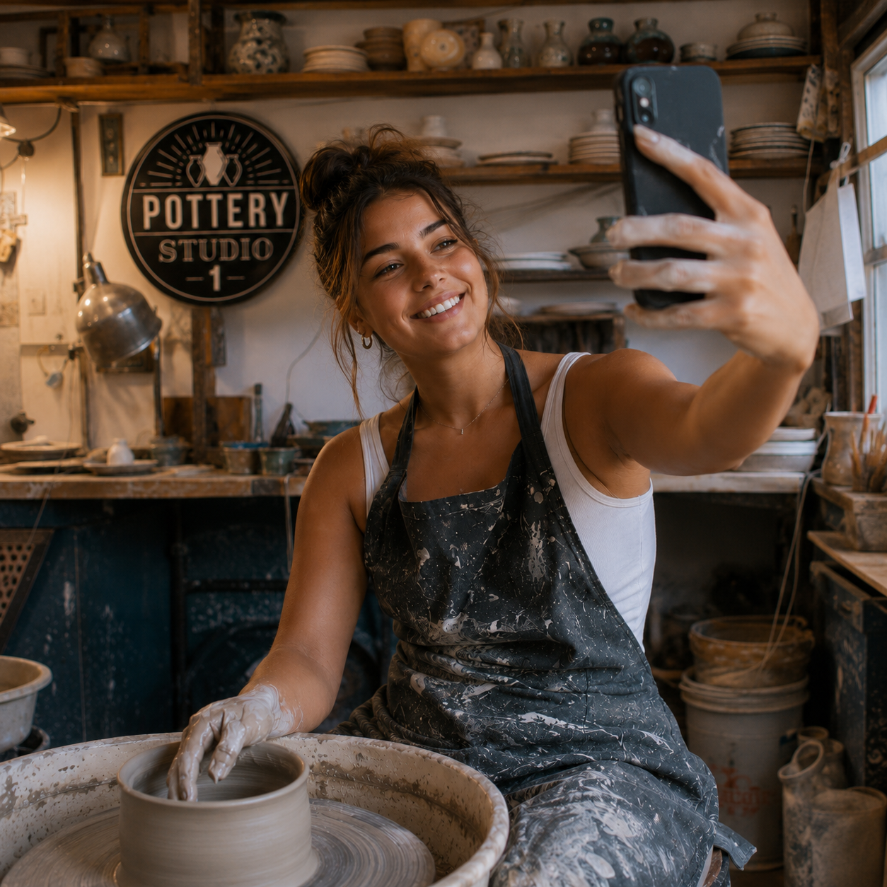 Emerging creators pottery collaboration