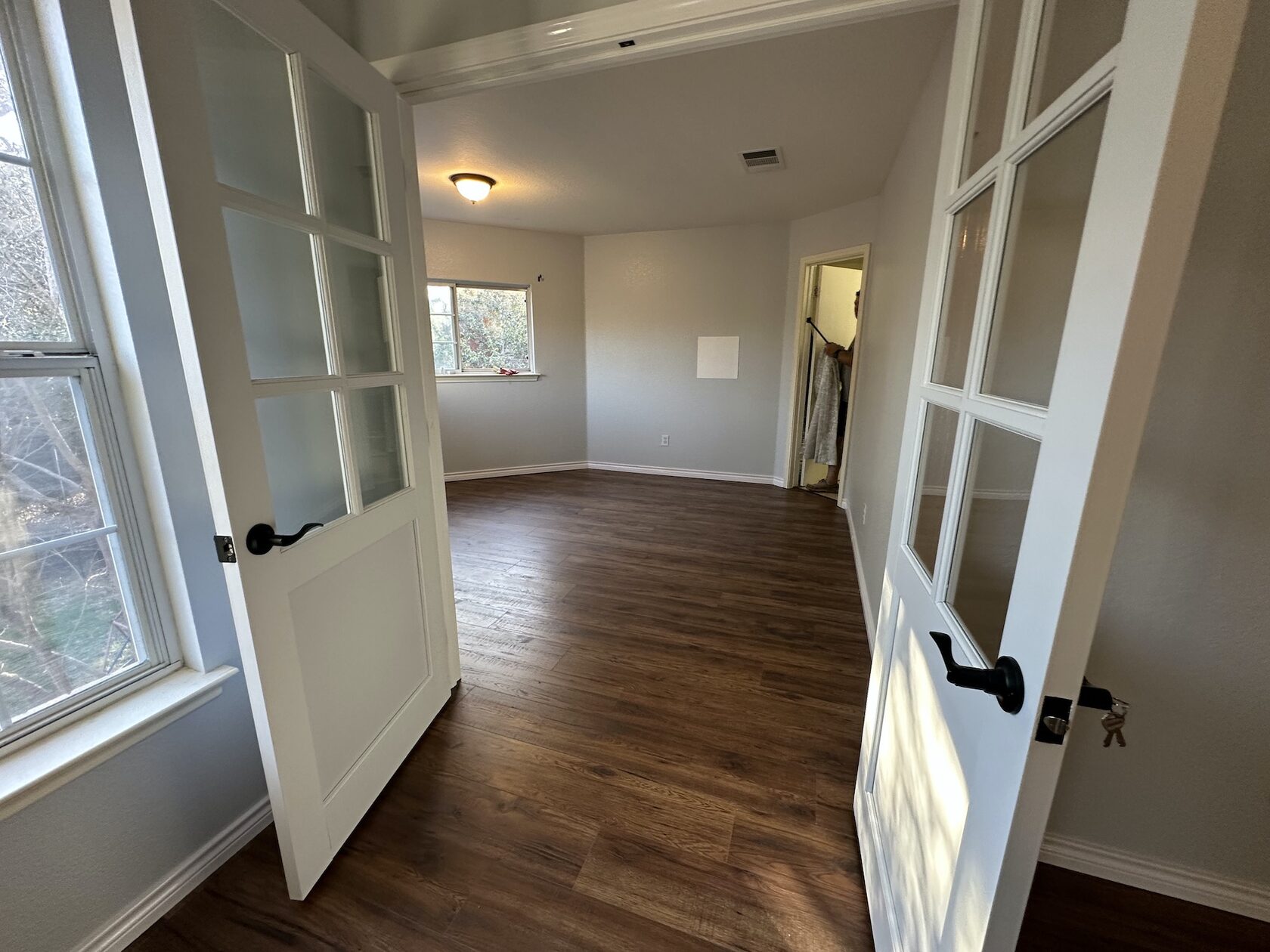 After photo of interior painting and trim