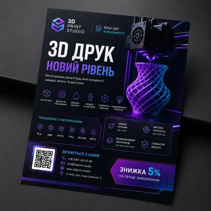 3D printing flyer design