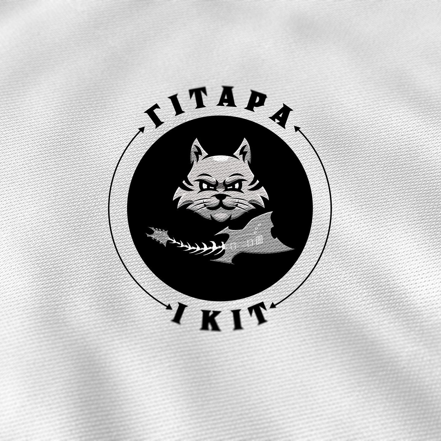 Hitara i Kit logo on fabric