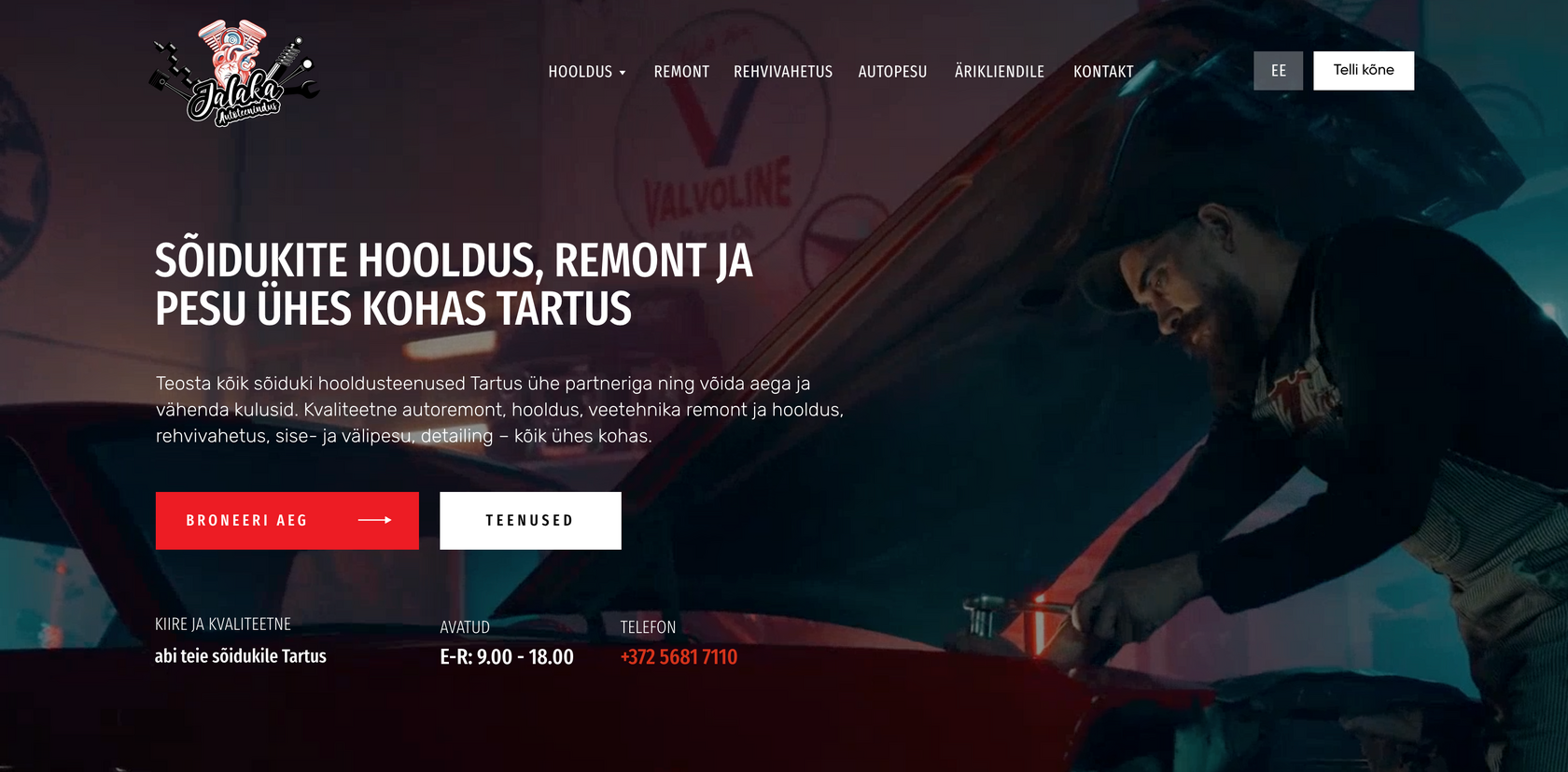 Kompleksne hooldus - autoremont, autodiagnostika Tartus | Jalaka Autoteenindus