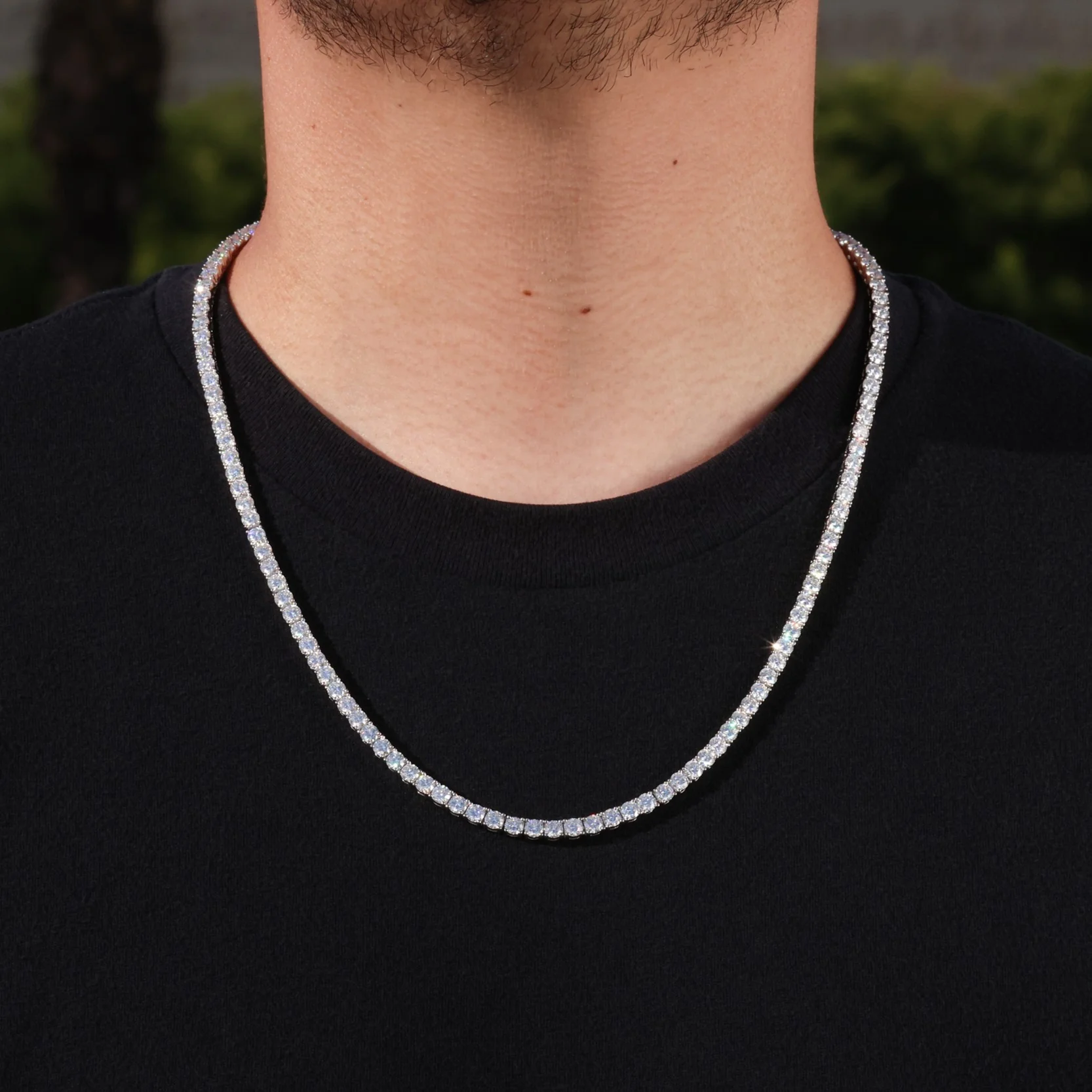 Tennis 4mm Chain Steel ICED KYIV