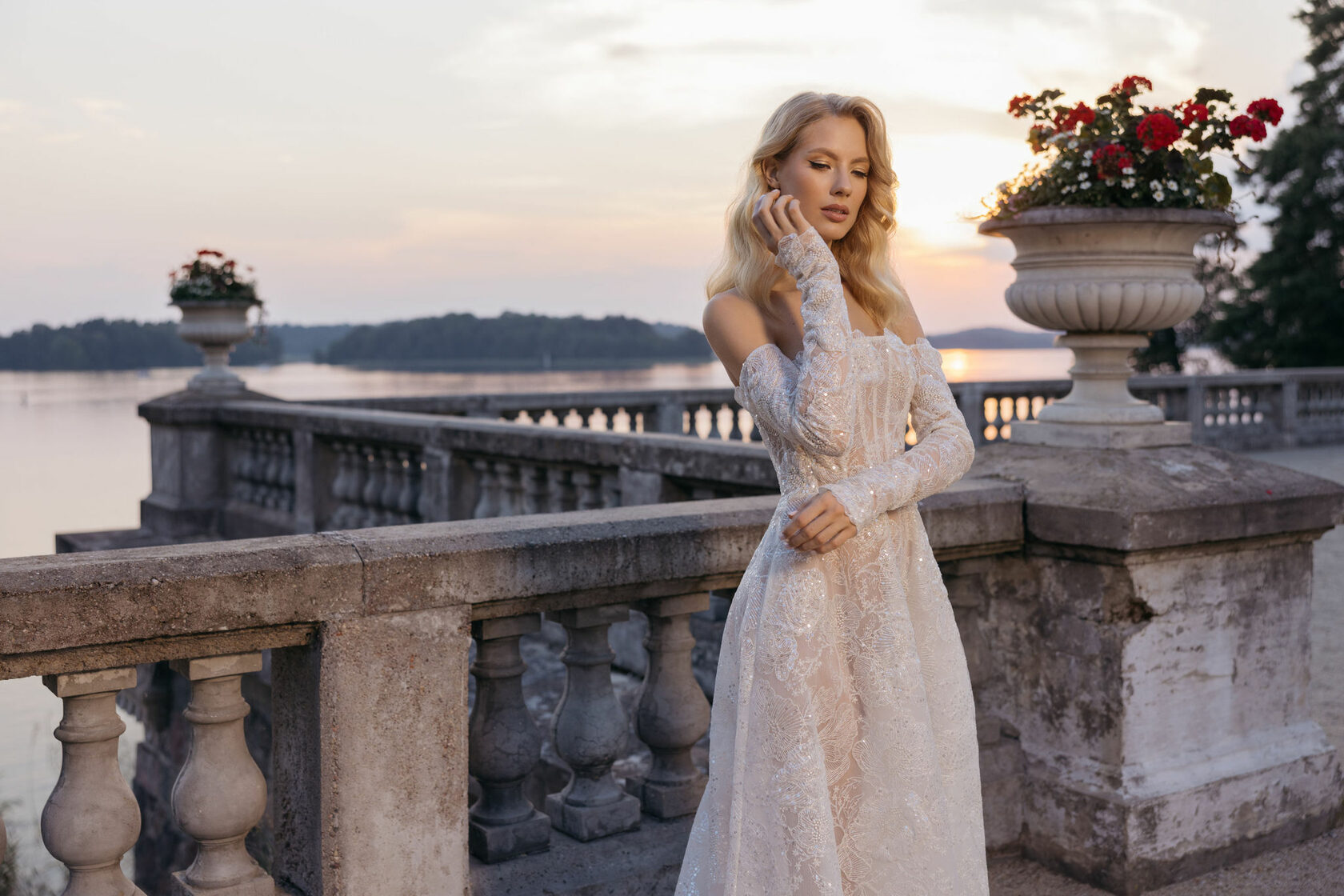 Traditional lithuanian wedding store dress