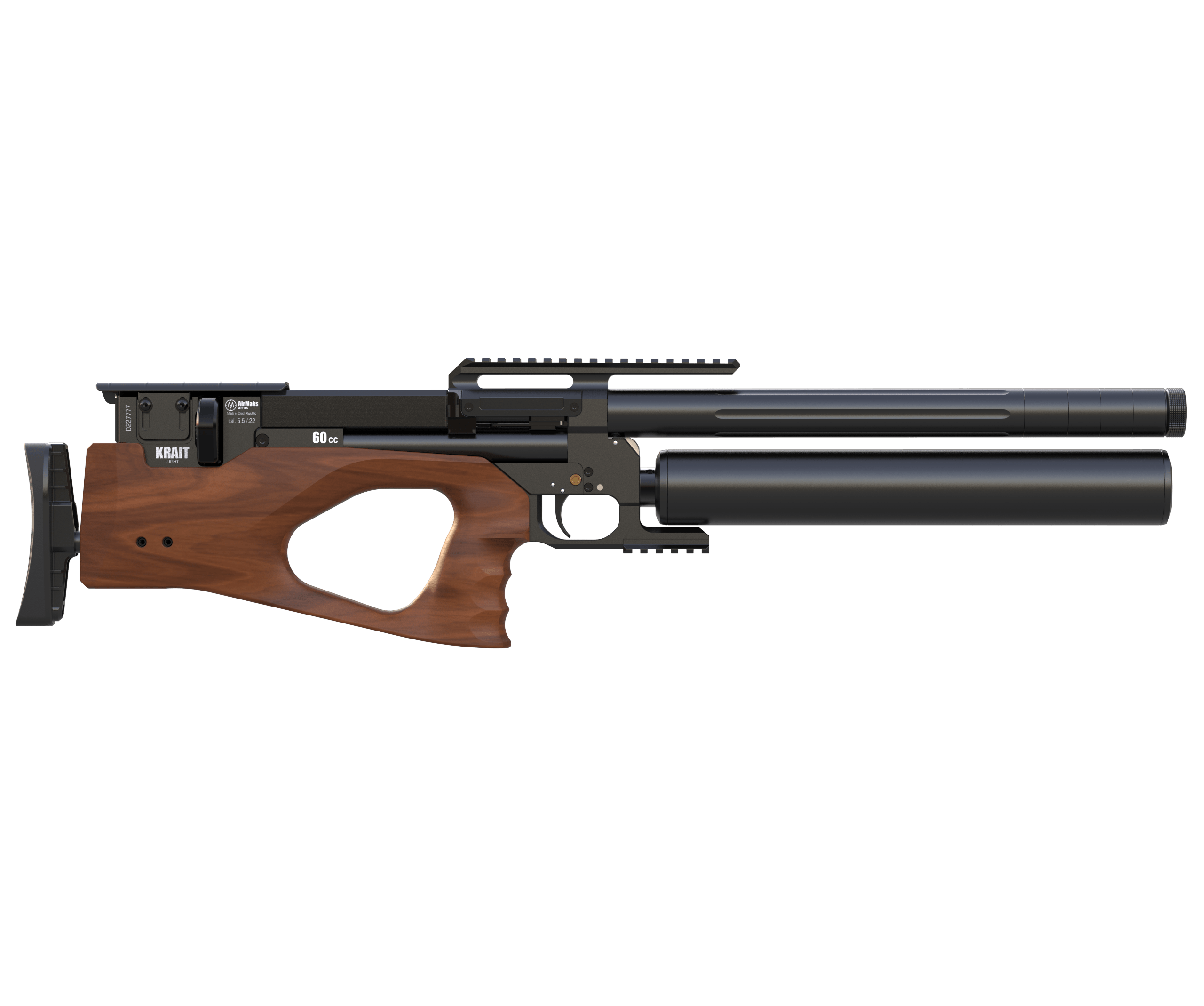 Krait Lite LT HP simplified high power long tube wood version 