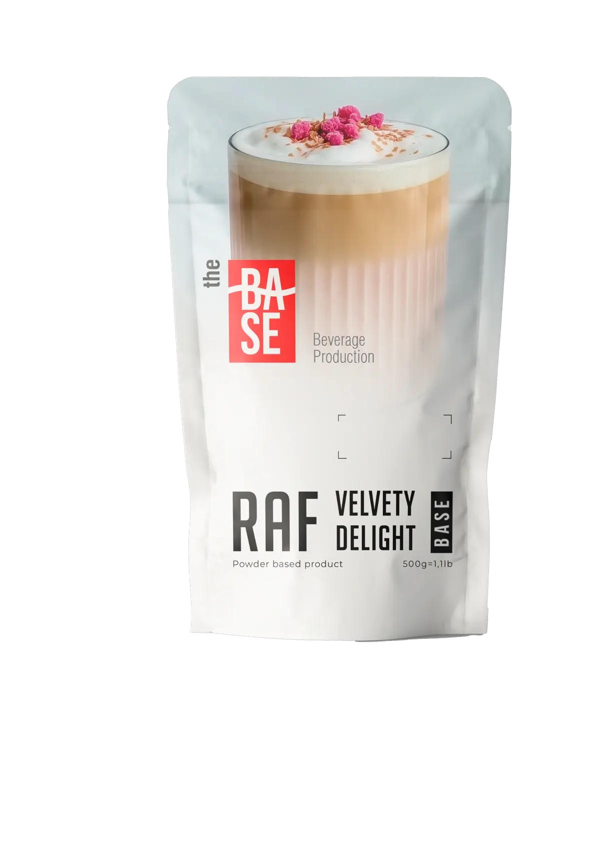 The Base Cream Latte powder base, 500 g pouch