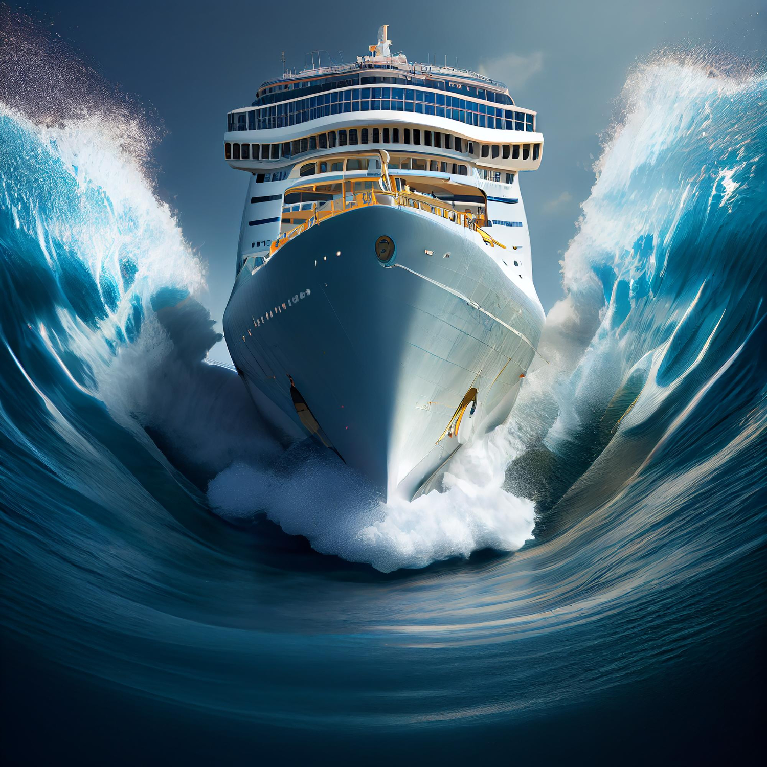 Cruise Ship AI generated