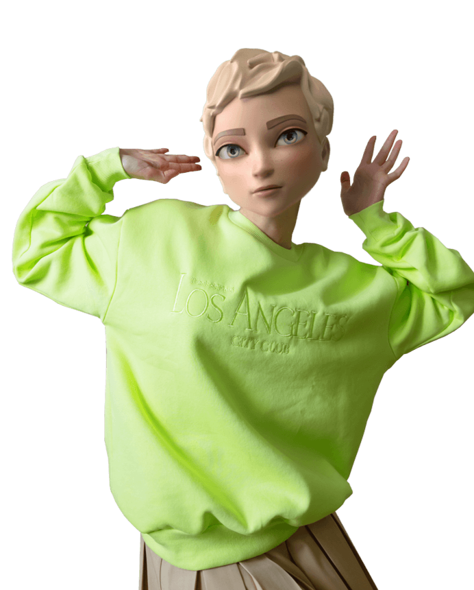 Мультяшный AR образ виртуального персонажа выглядит реалистично и в то же время нарисованно, и его можно использовать в реальном времени