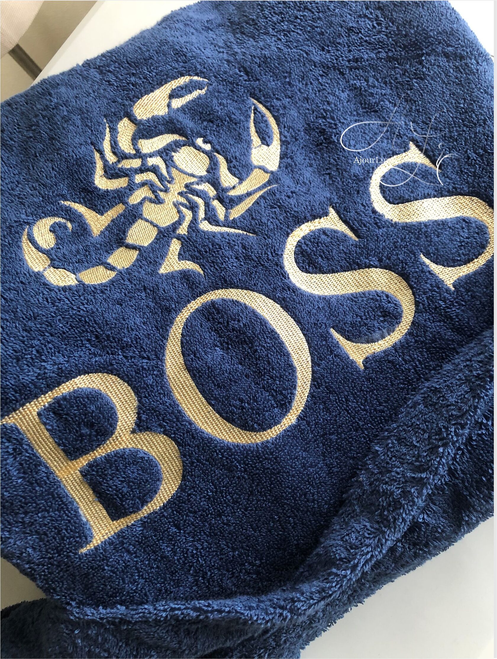 personalized men’s towel gift — a practical and thoughtful present with custom embroidery, perfect for everyday use or special occasions. Handmade in Riga, Latvia. Worldwide shipping available.