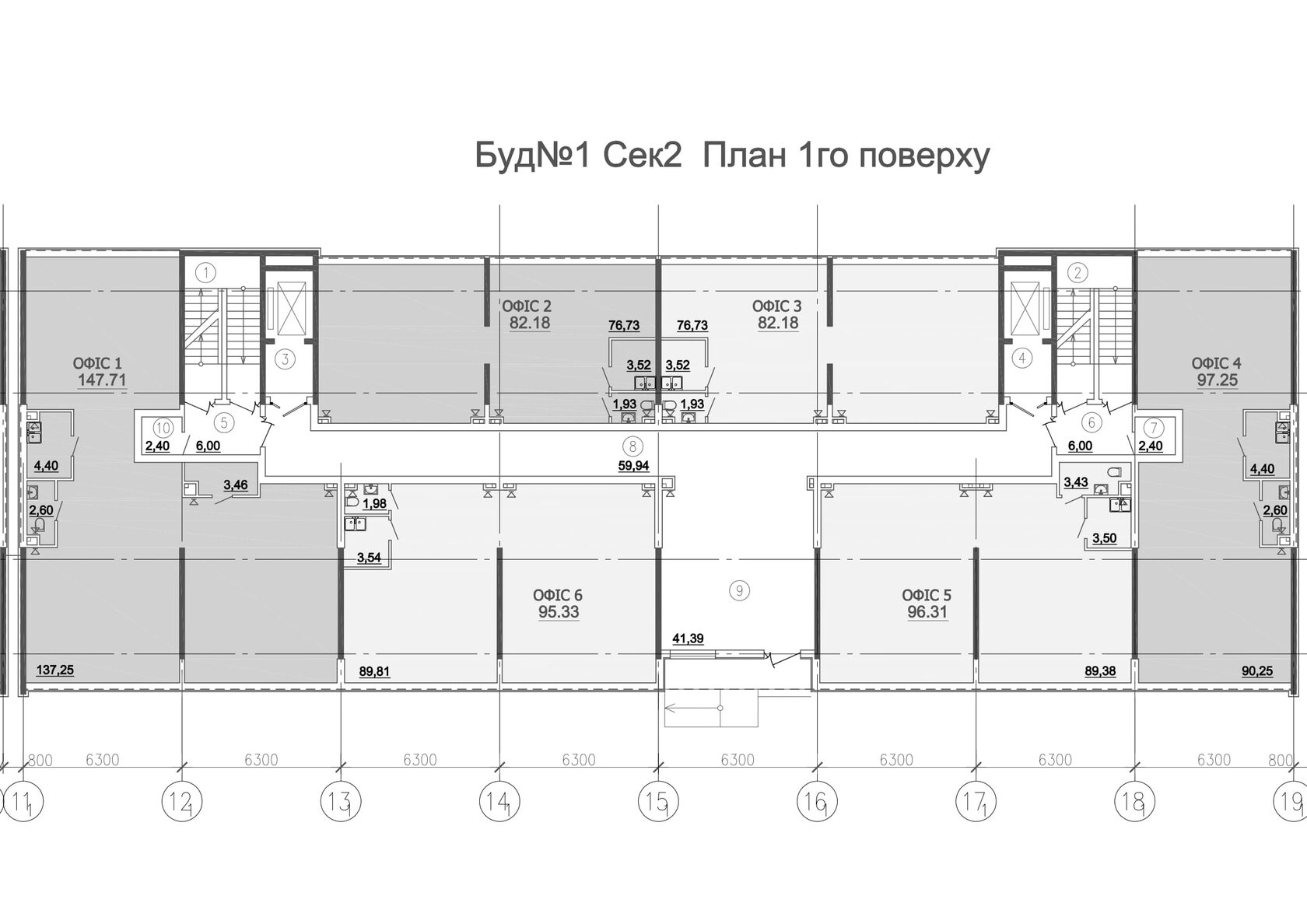 Типовая планировка этажей Кадорр на Даче Ковалевского — вариант 6