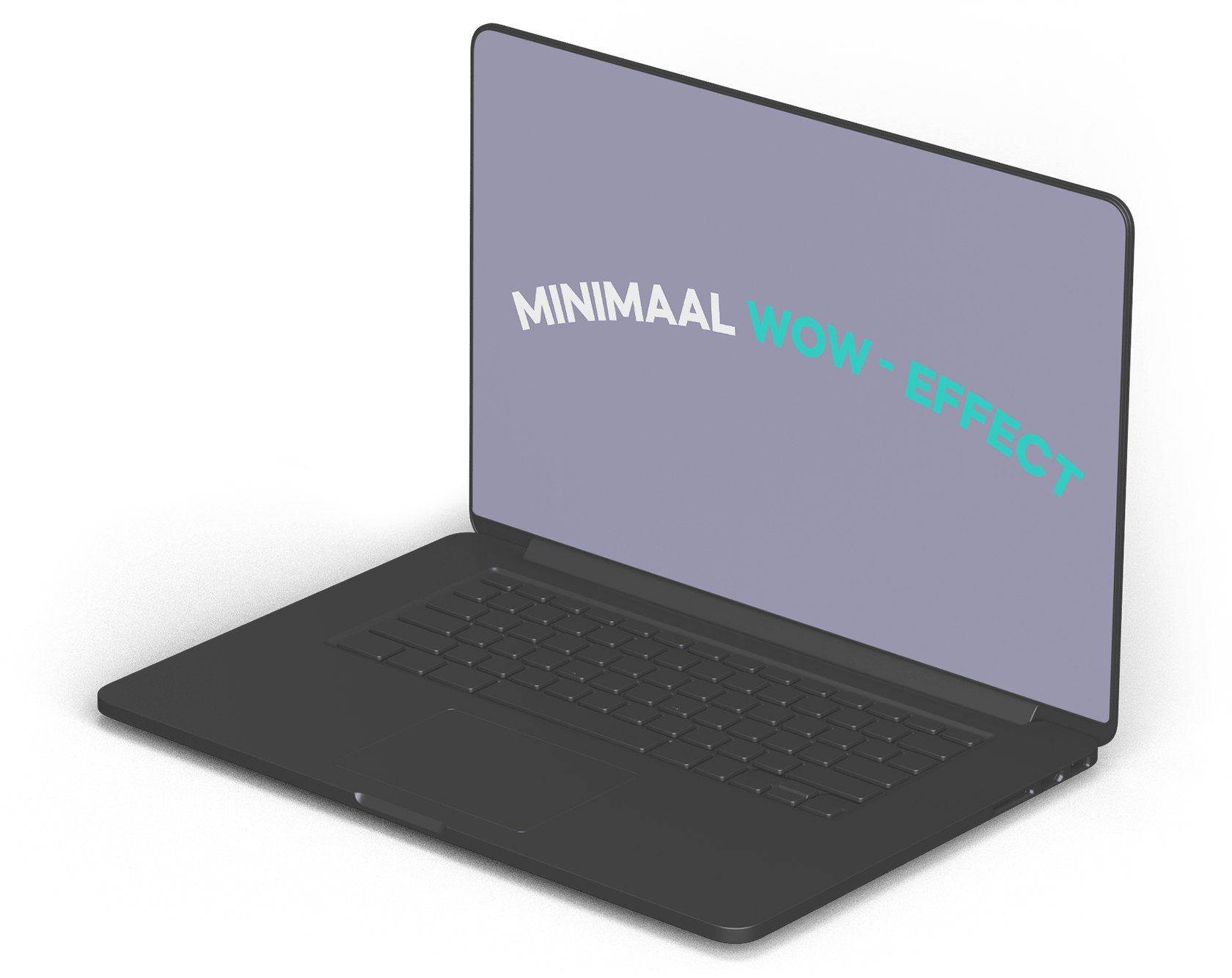 Laptop met minimaal wow-effect