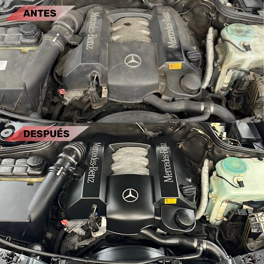Mercedes-Benz: Engine bay cleaning — Top Level Auto