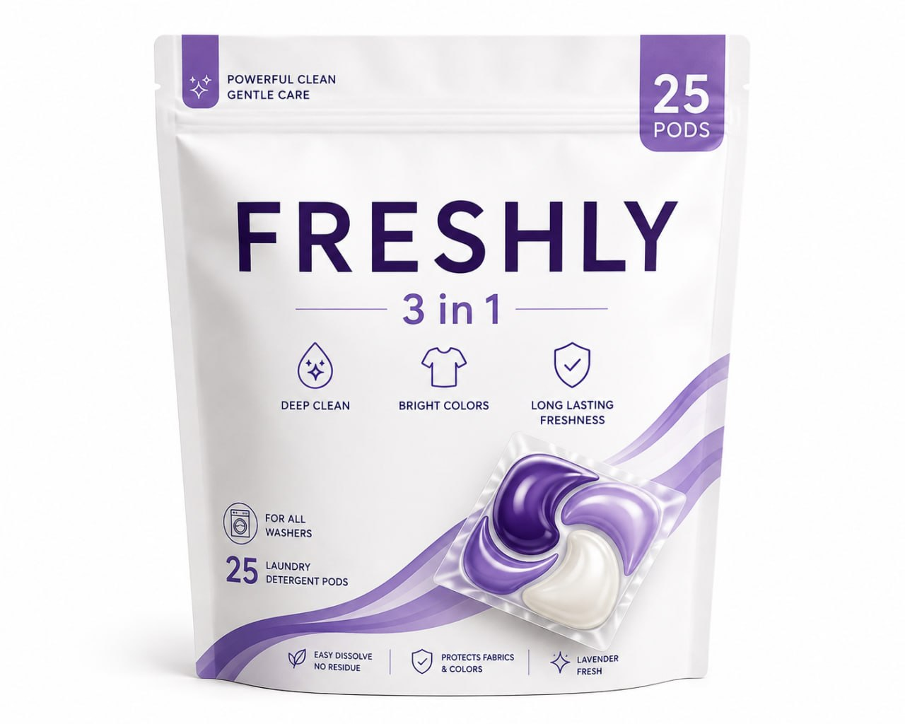 Капсули для прання FRESHLY 3 in 1