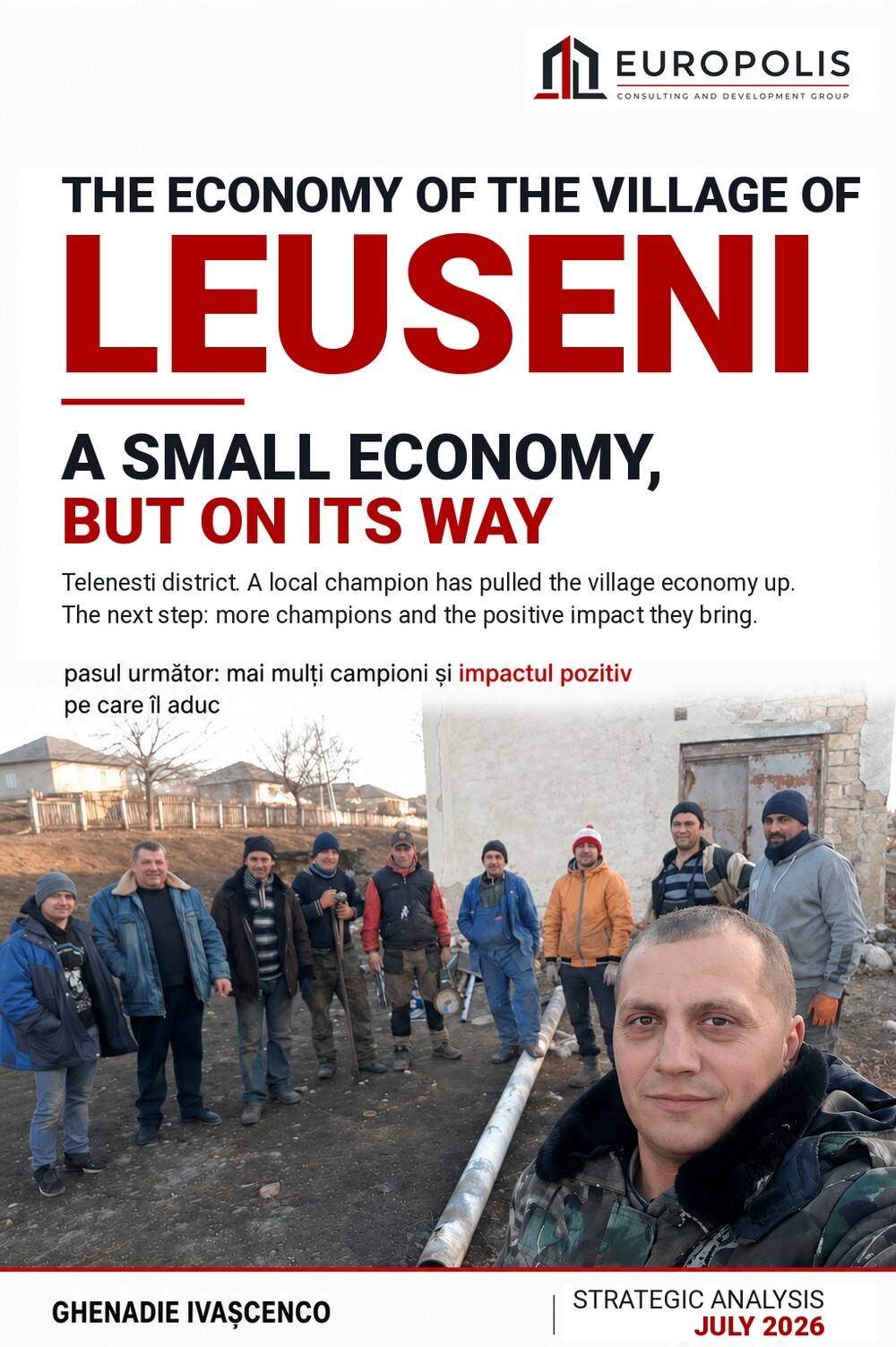 Leușeni: A small economy that has set out on the road