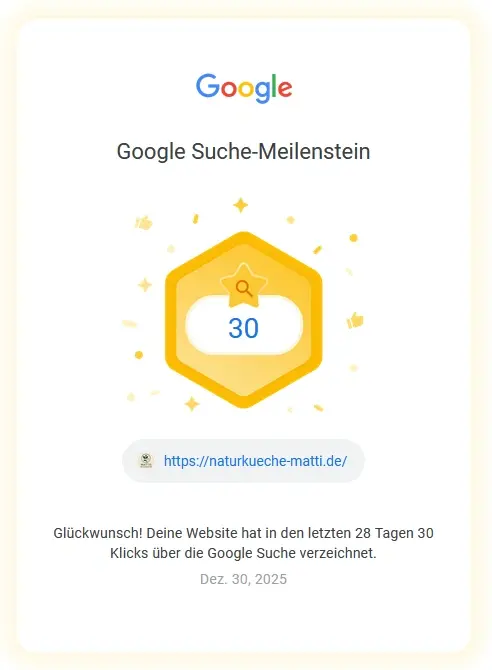 Google Search Console Wachstum auf 30 Klicks durch strukturierte Daten, Themencluster und semantische Suchmaschinenoptimierung
