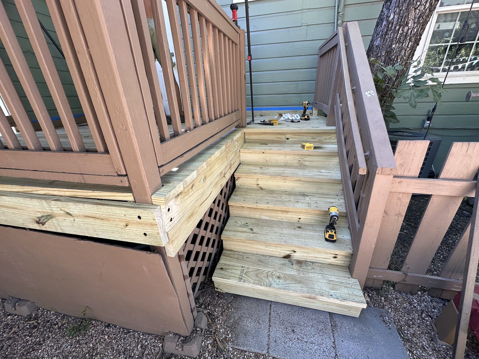 Porch and stair restoration Austin TX — process photo 16 of 23