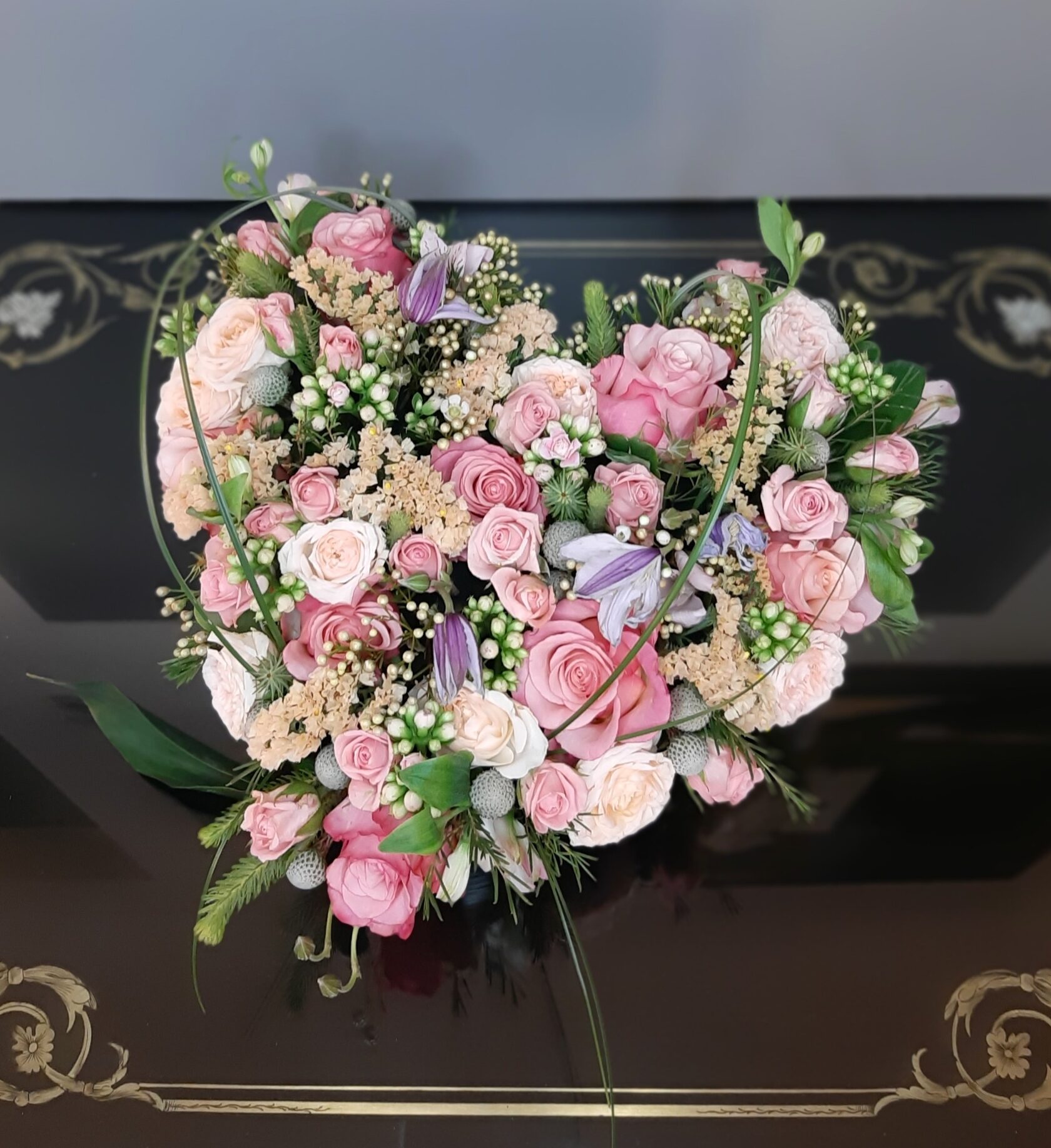 Heart Flower Arrangement