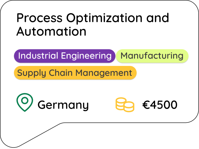 Process Optimization and Automation