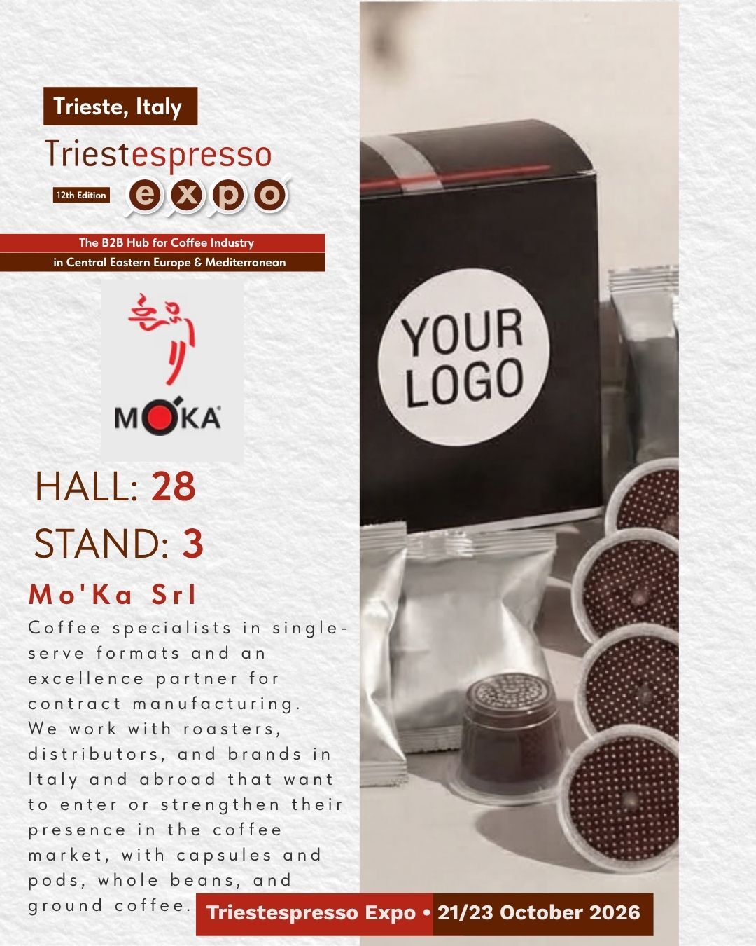 Mo'Ka Srl - Triestespresso Expo booth