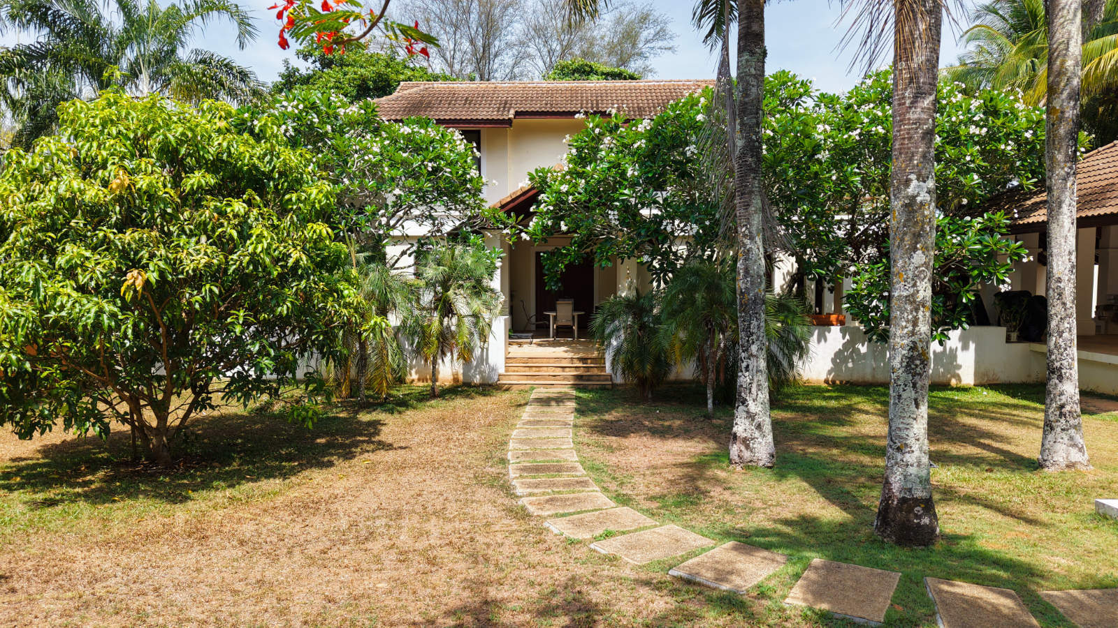 Entrance to the beachfront villa, Natai Beach