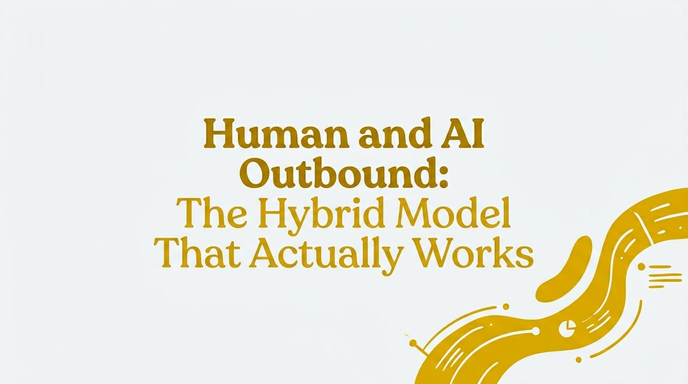 Human and AI Outbound: 4 B2B Patterns That Win in 2026