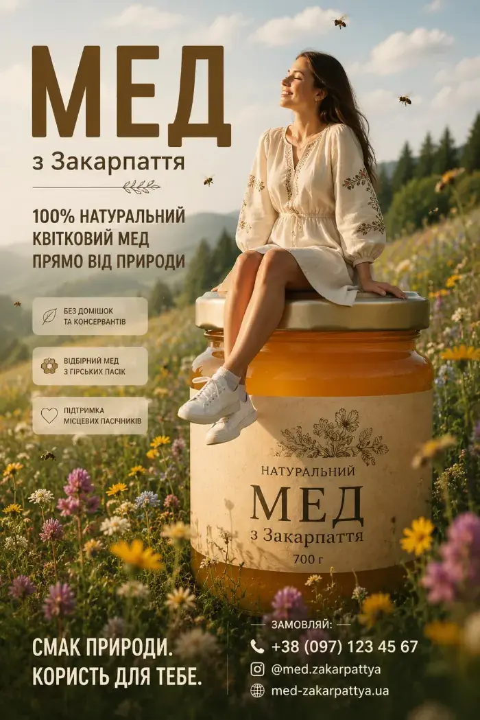 AI creative for a honey brand