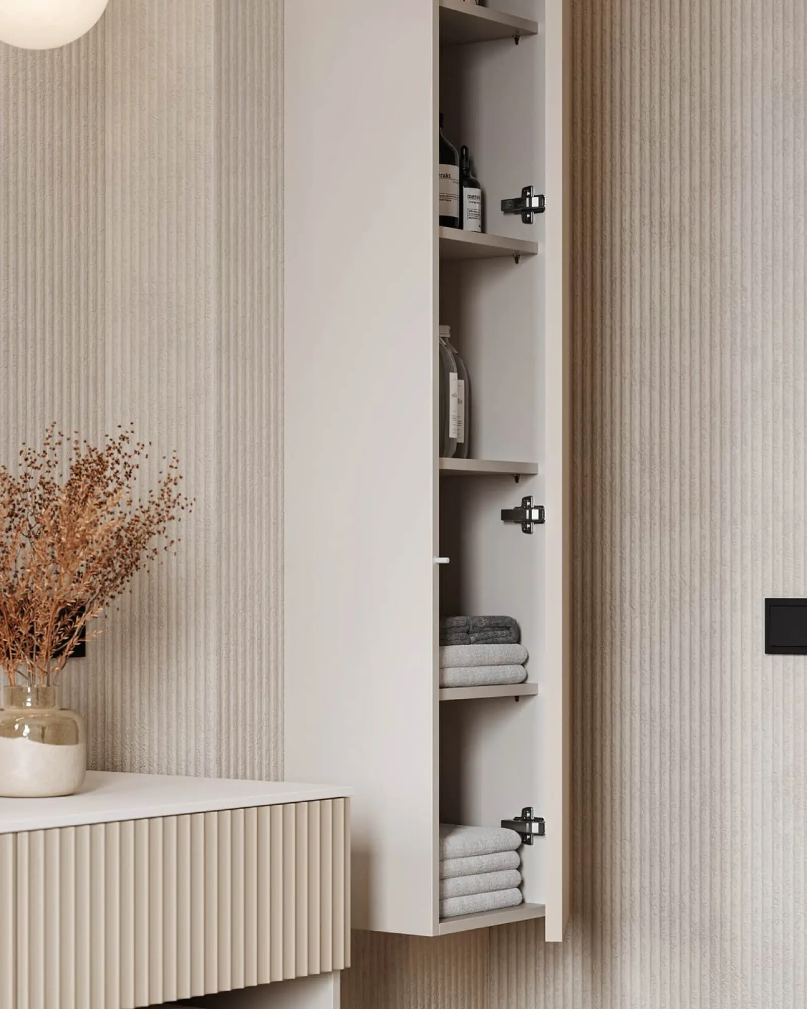Fitted bathroom furniture suite made to measure in Peterborough