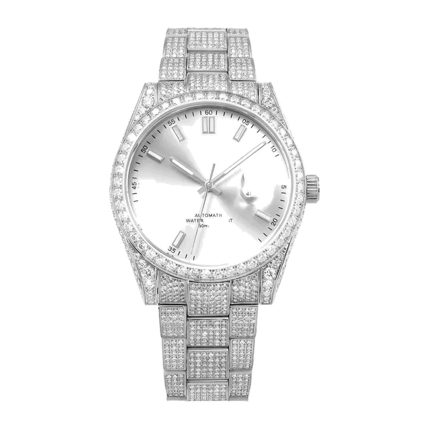 Monarch Silver, Білий циферблат