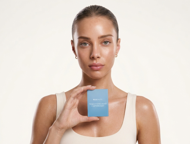 Фізичний подарунковий сертифікат ROBEAUTY у конверті