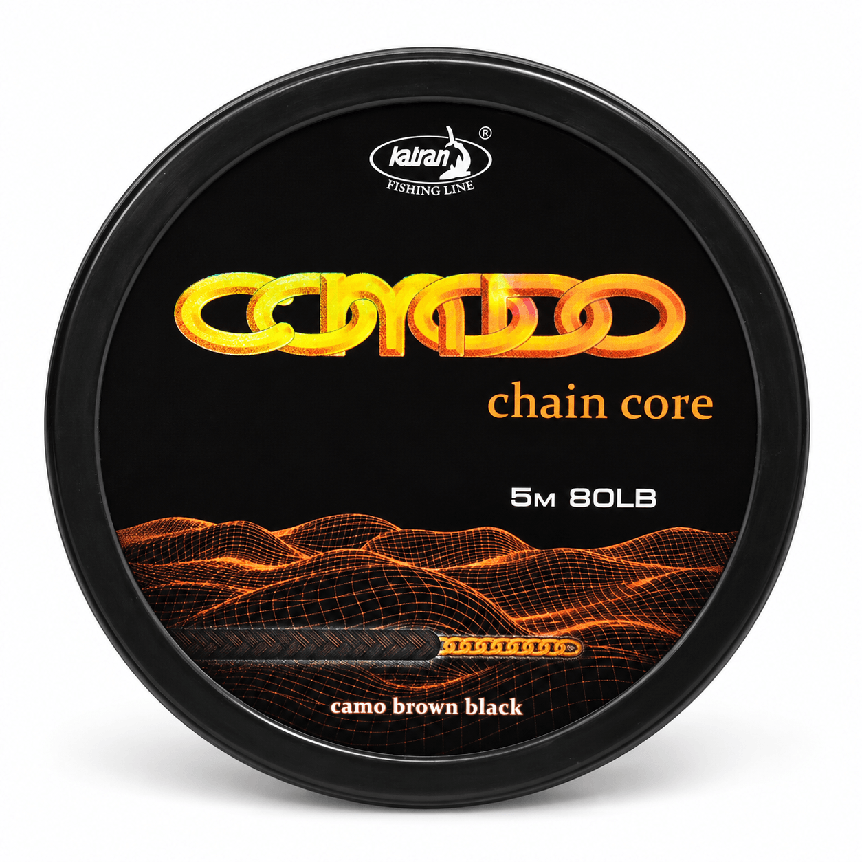 Katran Comodo 80 lb chain core leader