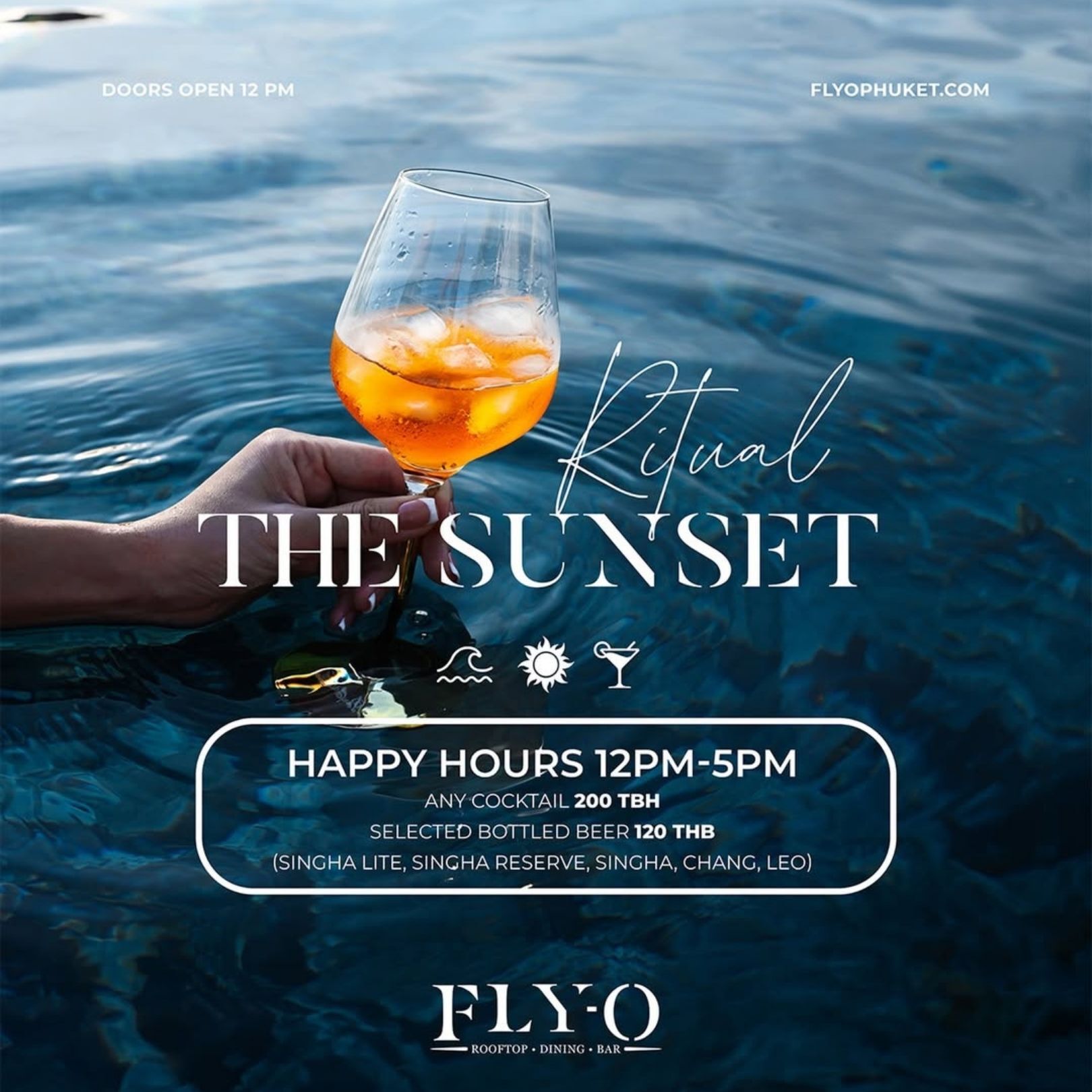 Ежедневная акция the sunset ritual в Fly-o на Пхукете 