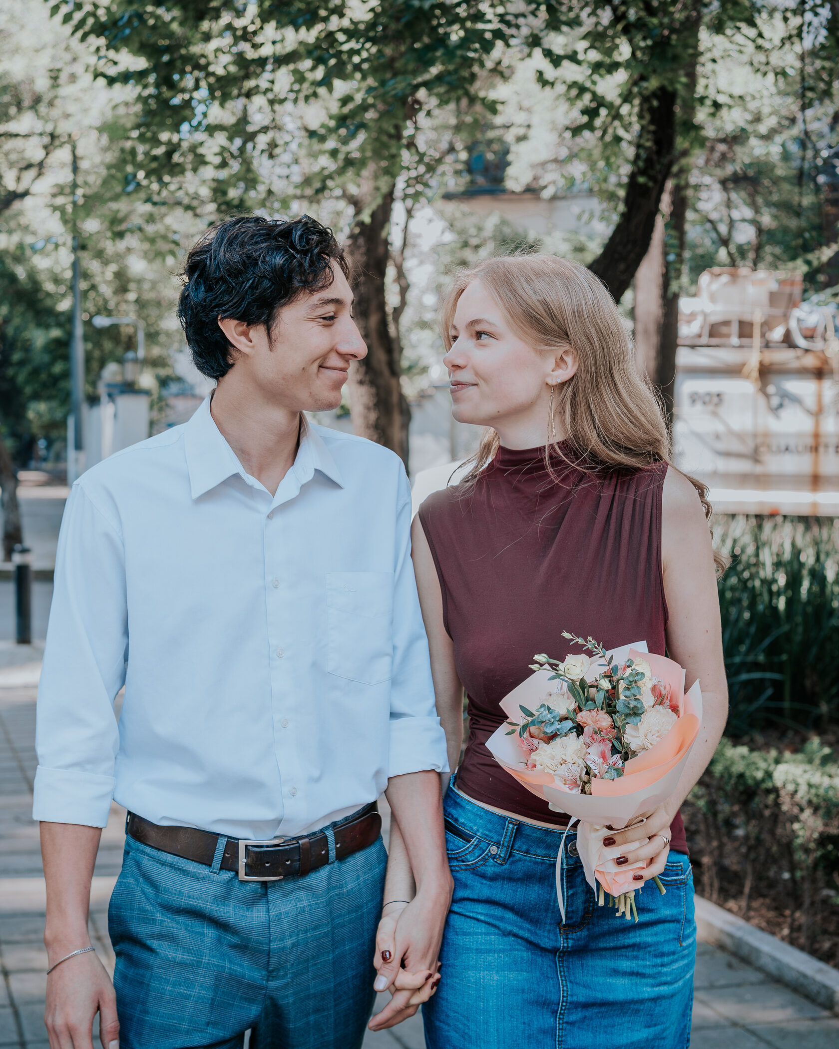 Surprise proposal reaction