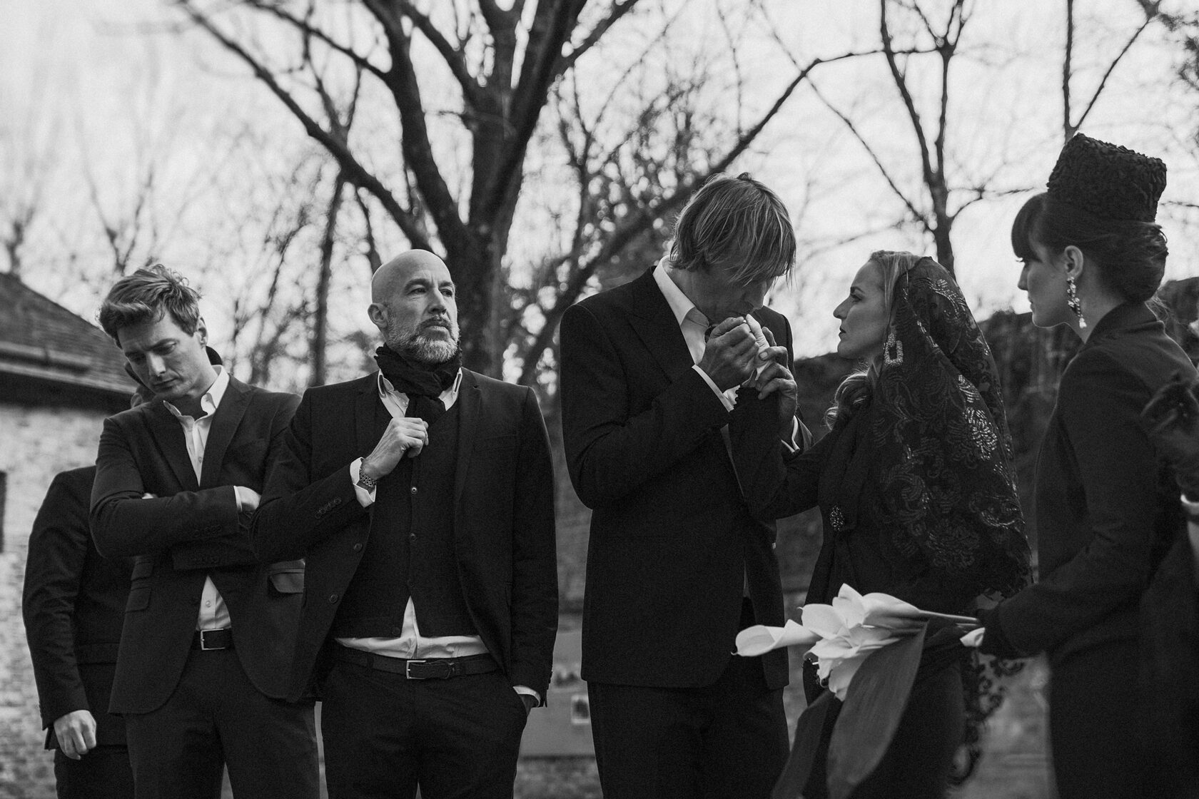 Scene from The Funeral by Evgenia Huber
