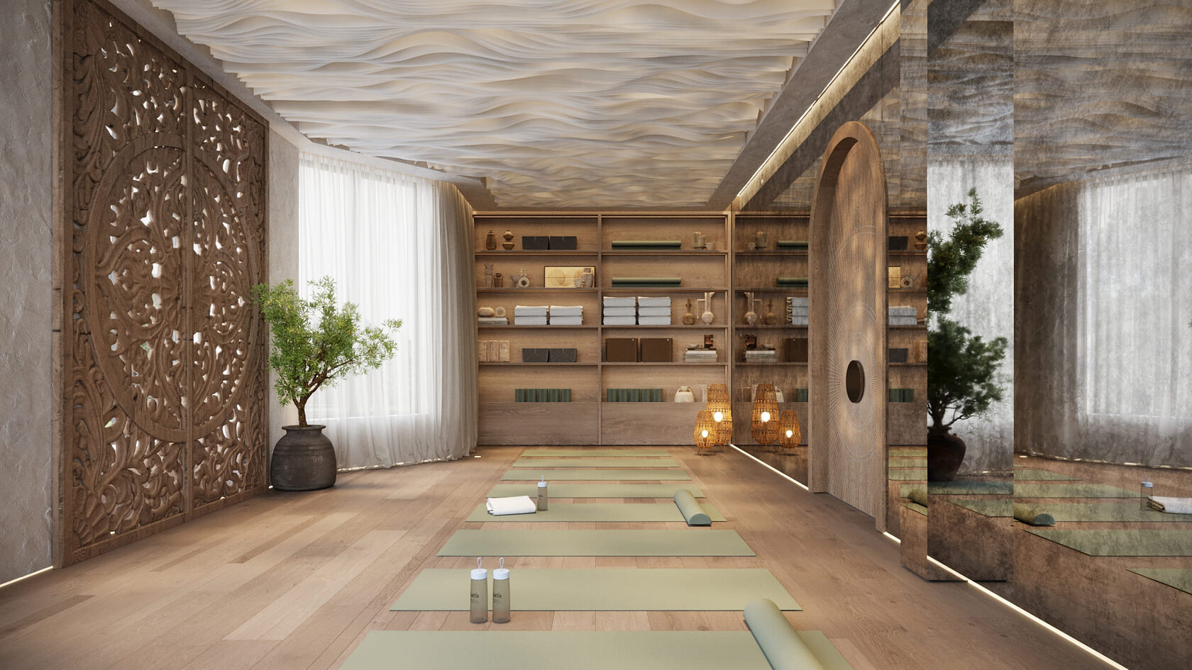 Yoga Center interior detail 9